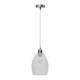 image 2 of First Choice Lighting Set of 2 Birch Clear Fluted Glass with Chrome Pendant Fittings Chrome | Clear