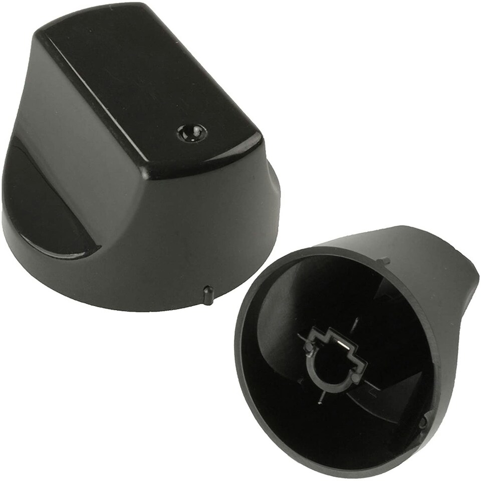 image 1 of SPARES2GO Black Control Knob Switch for Hotpoint Hot-Ari DH53K DH53KS DH93CK MH99.1 SH31K SH33K SH33KS Oven Cooker (Pack of 4) DH53K DH53KS DH93CK