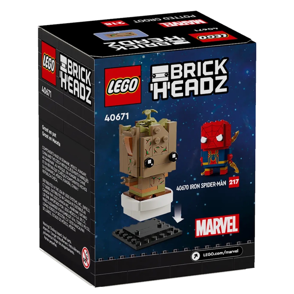 image 1 of LEGO  BrickHeadz 40671 Groot in a Pot