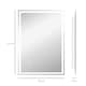 image 7 of HOMCOM Bathroom Illuminated Mirror with 3 Colour LED Lights Defogging Film
