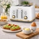 image 5 of Breville Mostra VTT937 4-Slice Toaster Stainless Steel White