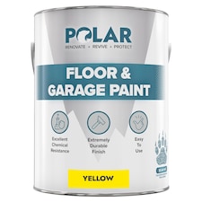 Polar Floor & Garage Paint Heavy Duty Durable | Yellow | Yellow | 5 litre