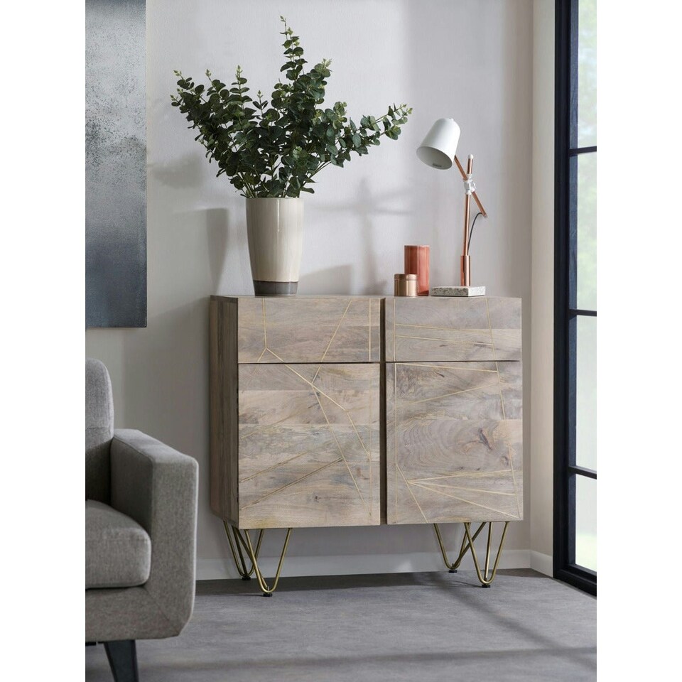 image 1 of Small Sideboard Barbuto Light Mango Brown