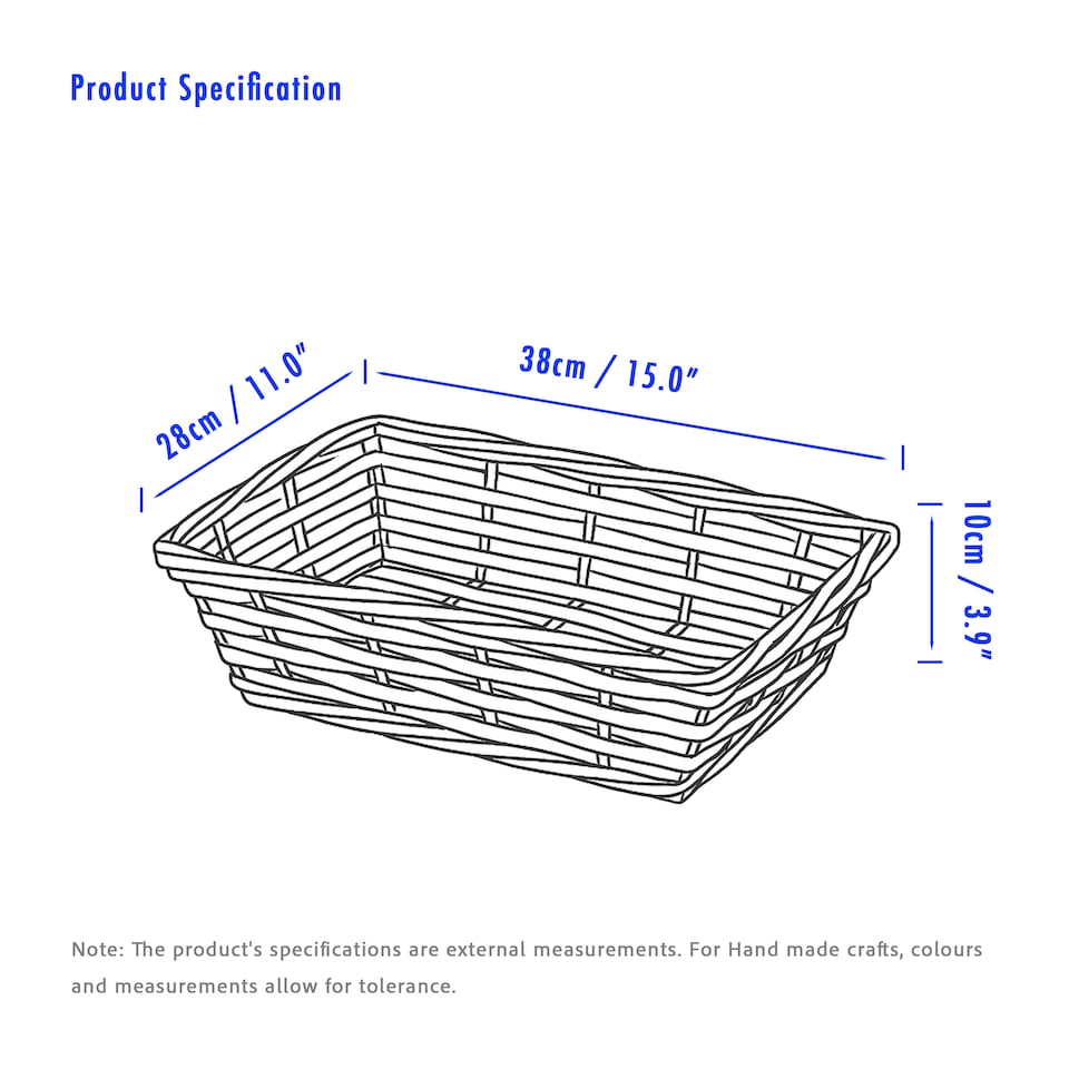 image 1 of Wickerfield Honey Wicker Gift Hamper Basket Kit with Shredded Paper