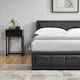 image 9 of Vida Designs Vanita 4ft6 Double Ottoman Bed Storage Fabric Upholstered, Dark Grey, 135 x 190cm