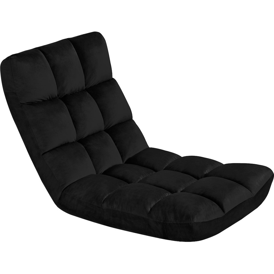 image 1 of Yaheetech Lazy Sleeper Recliner with 14 Adjustable Positions and Backrest Pink