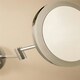 image 4 of Cosmic Wall Magnifying Mirror with Adjustable LED Light for Bathroom, Light Grey