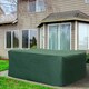 image 6 of Outsunny UV Rain Protective Cover For Garden Patio Wicker Rattan Green | 205cm x 145cm x 70cm