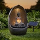 image 2 of Tranquil Buddha Hybrid Solar Water Feature
