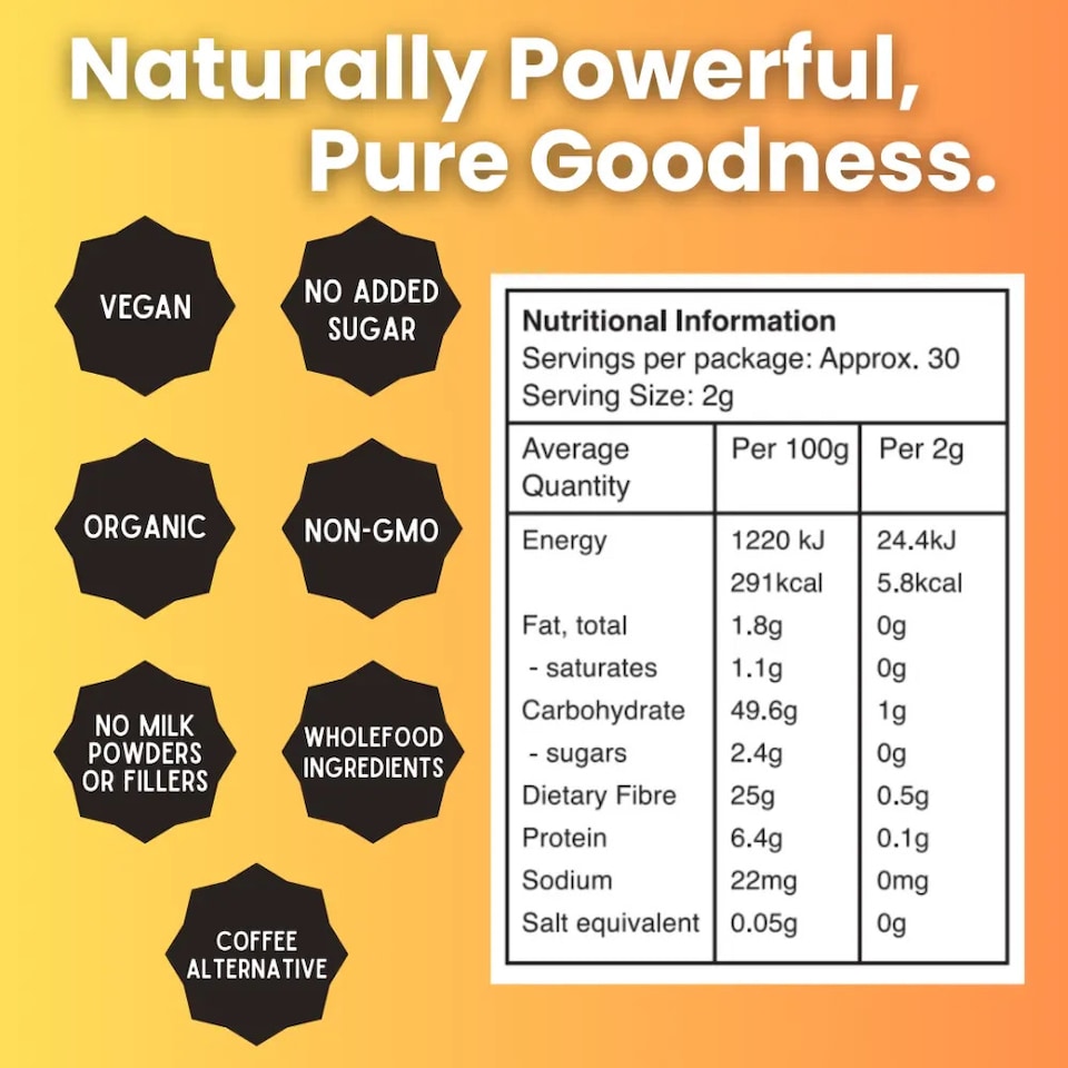 image 1 of Nature's Harvest Turmeric Latte Mix 60g