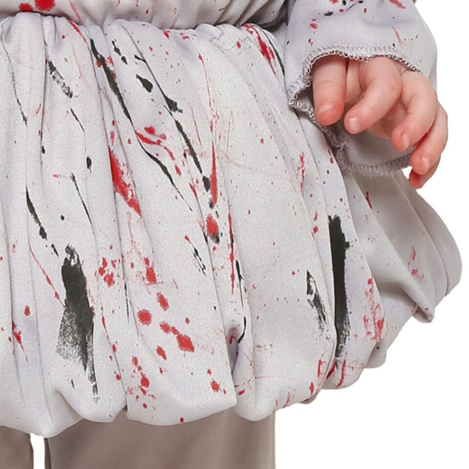 image 1 of Fancy Dress Child Scary Clown Costume - 12-18 m