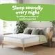 image 2 of Slumberdown Sleep Soundly Anti Allergy Mattress Topper | White | Double