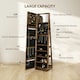 image 4 of HOMCOM Jewelry Cabinet Full Length Mirror Swivel Lockable Jewelry Organiser | Multi