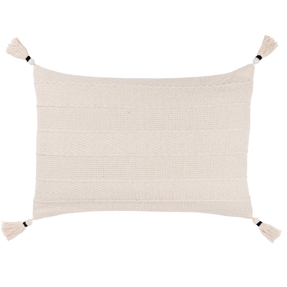 image 1 of Yard Caliche Tasselled Cushion, Natural, 40 x 60cm