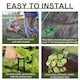 image 5 of Outsunny 2x50m Weed Barrier Fabric Durable Convenient Design Weed Block Mat