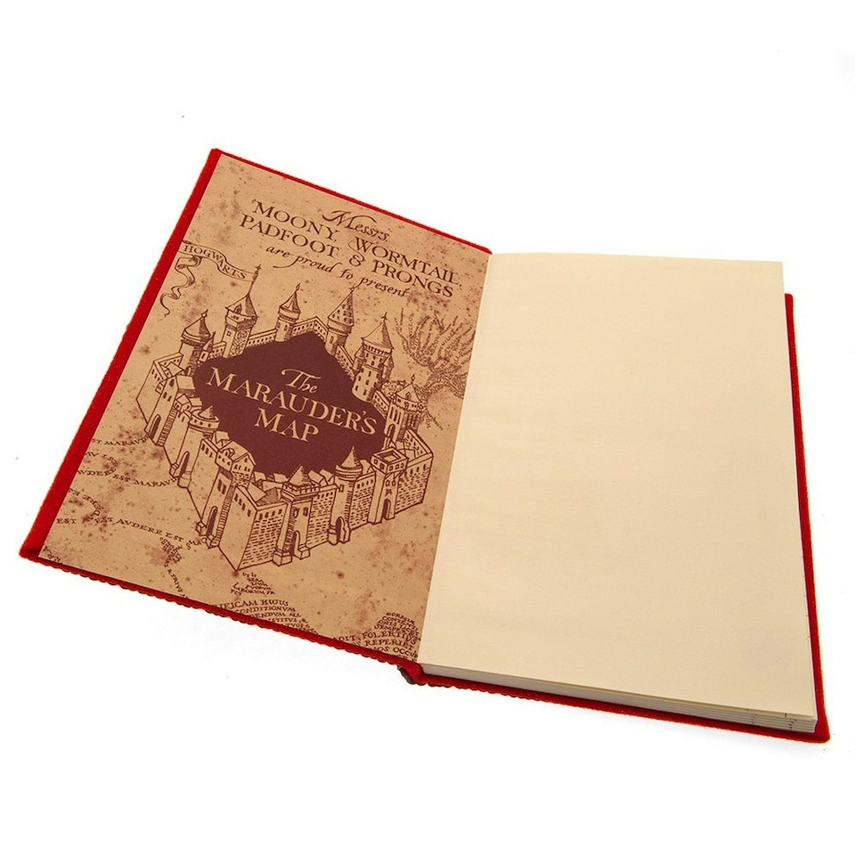 image 1 of Harry Potter Premium Sequin Flip A5 Notebook - Red/White - One Size