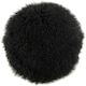 image 1 of SNUGRUGS Mongolian Sheepskin Cushion - Round - 40cm | Black | Round 40cm