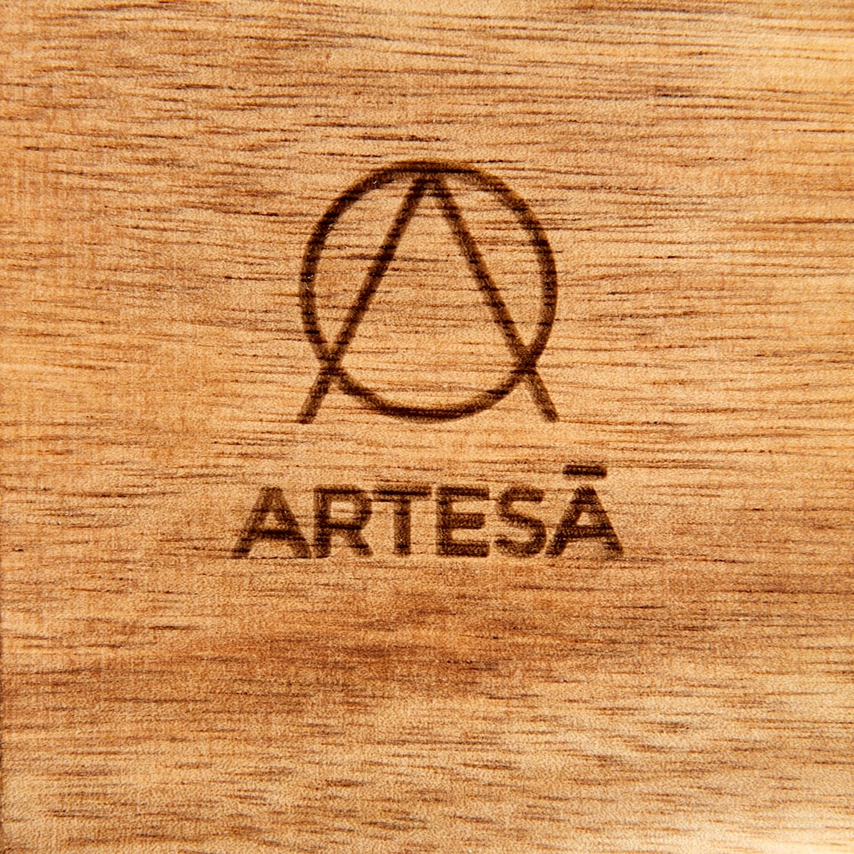 image 1 of Artesà Acacia Wood & Slate Serving Board