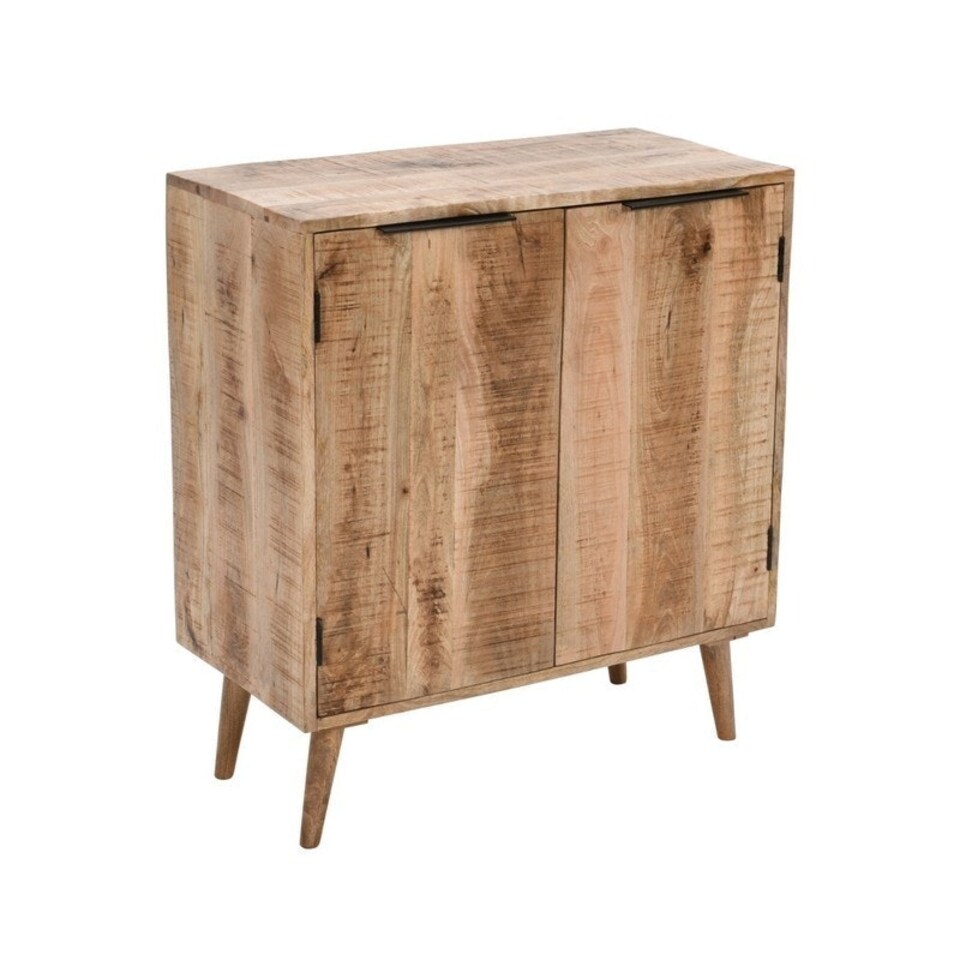 image 1 of Surrey Drinks Cabinet / Sideboard - Solid Mango Wood - L40 x W80 x H90 cm Brown