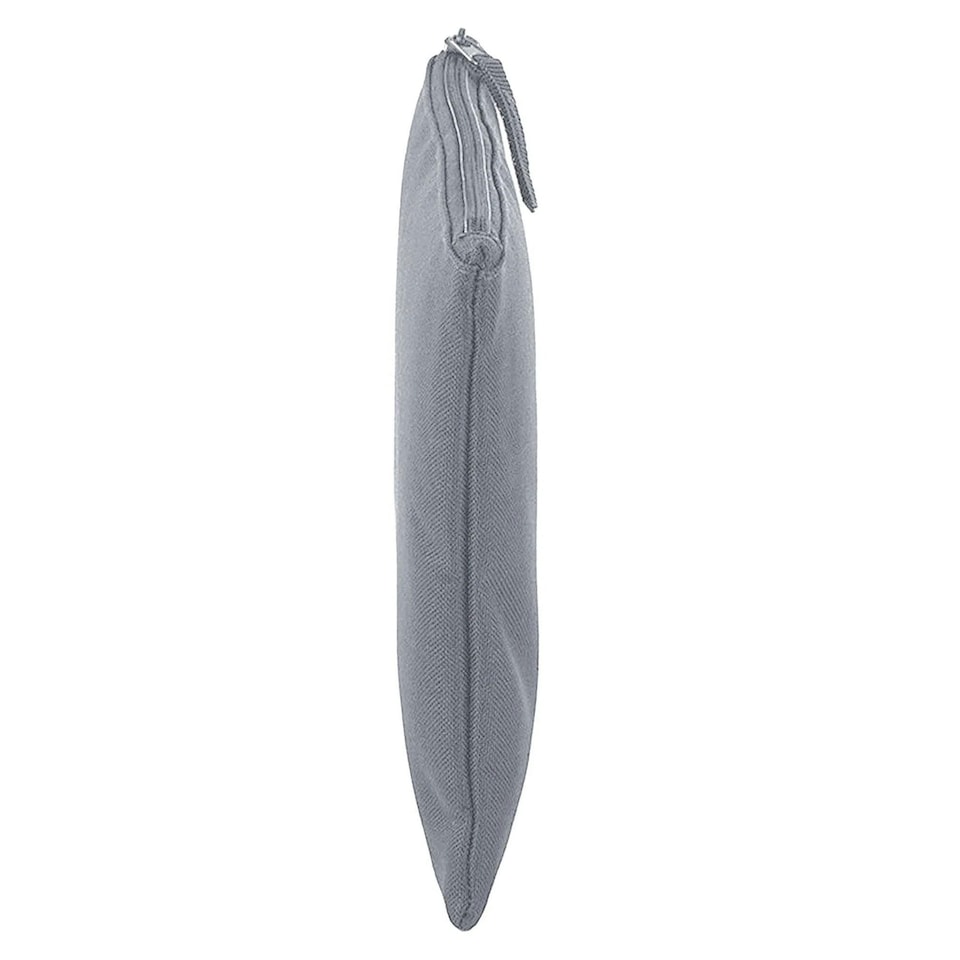 image 1 of Bagbase Plain Pouch - Light Grey - One Size | Grey