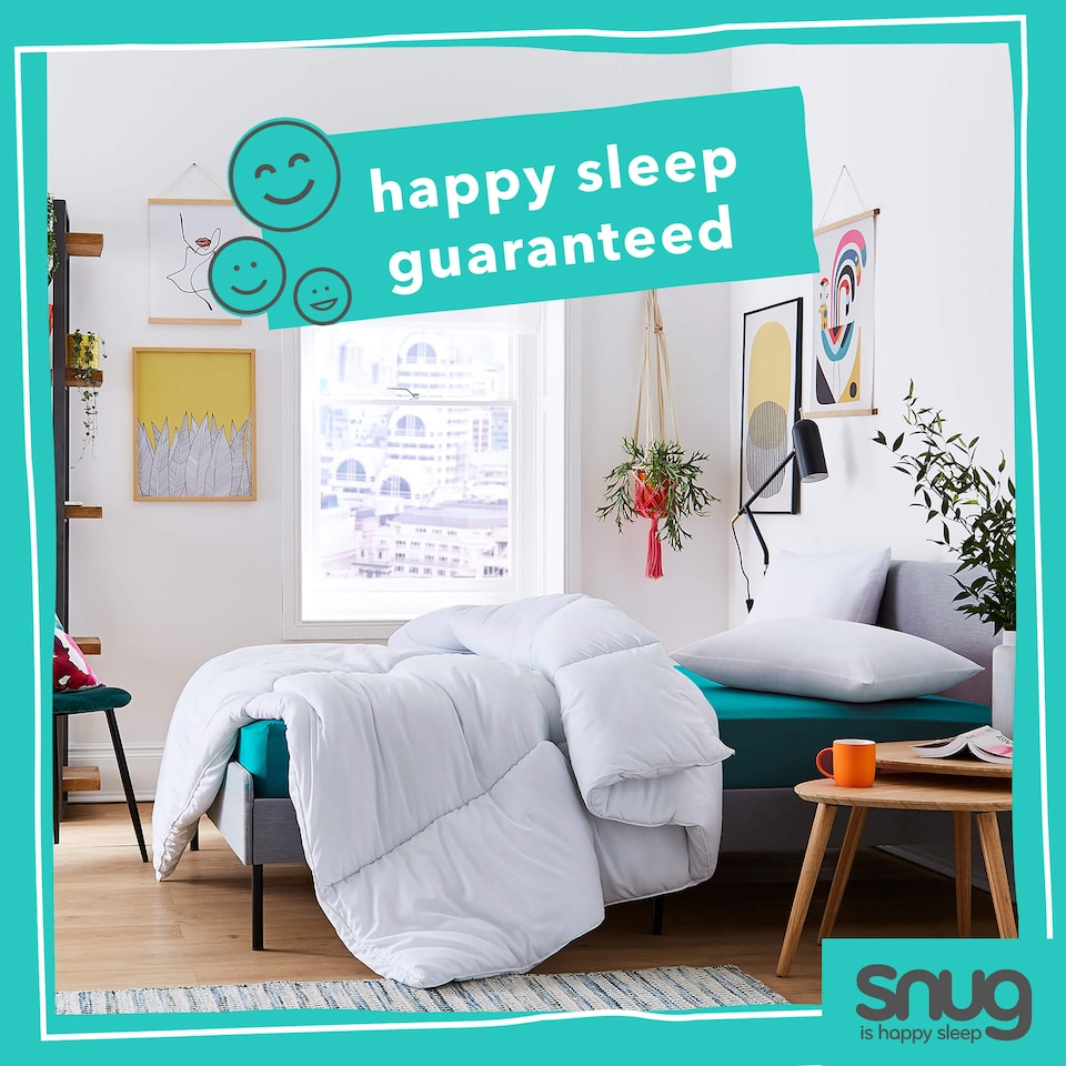 image 1 of Snug Complete 10.5 tog Bedset | White | Single