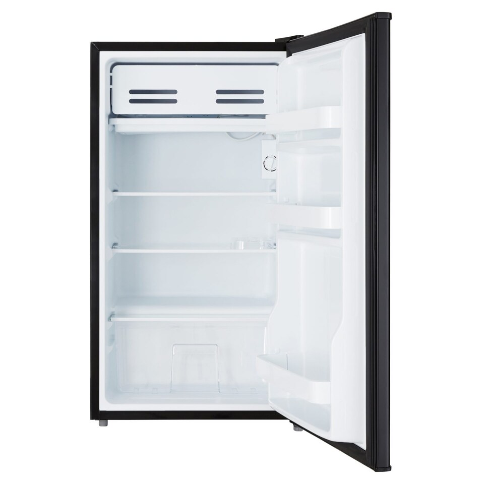 image 1 of Cookology UCIF93BK Freestanding under counter Fridge in Black - 93 Litre Capacity - Adjustable Temperature Control & Legs - With Chiller Box