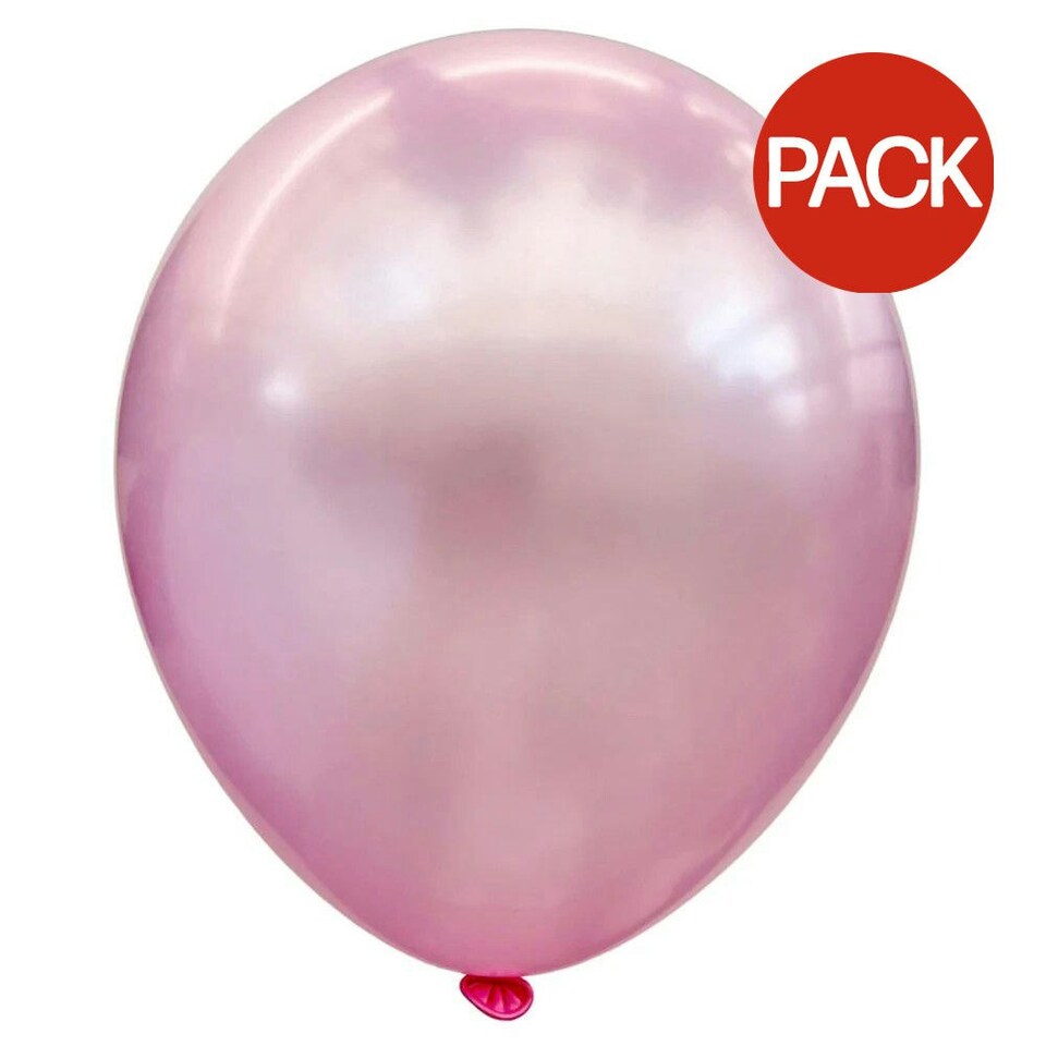 Globos Latex Balloons (Pack of 100) - Magenta - One Size
