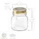 image 3 of Bormioli Rocco Quattro Stagioni Glass Storage Jars - 150ml - Pack of 3