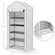 image 5 of Outsunny Widened Mini Greenhouse 5 Tier Green House, 193H x 90W x 49Dcm, Green
