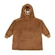 image 1 of Brand Lab Childrens/Kids Character Teddy Bear Hoodie Blanket - Brown - 2-4 Years | Brown