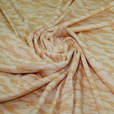 Orange Fur Back Sweatshirt Stretch Knit Fabric for Dressmaking, 145cm / 57" Wide - per metre