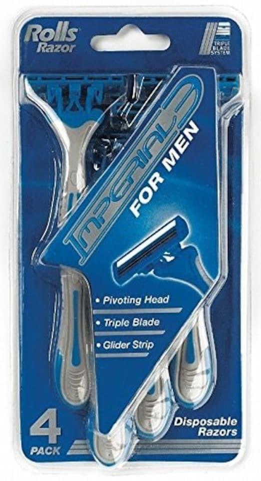 image 1 of Imperial 3 For Men Disposable Razors (4 Pack)