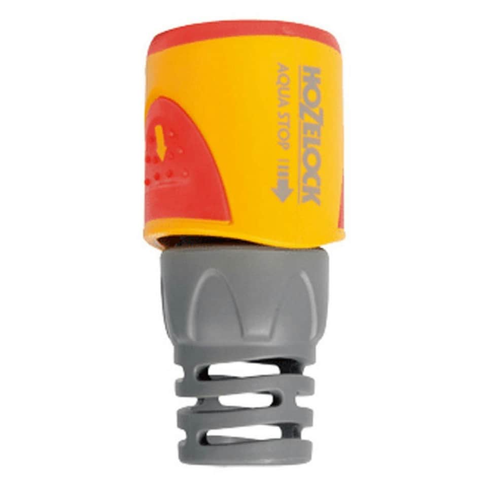 Hozelock Aquastop Connector Plus - Grey/Yellow - One Size