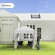 image 7 of Outsunny 2mx2m Pop Up Gazebo Party Tent Canopy Marquee with Storage Bag White