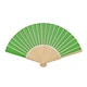image 2 of MidOcean Fanny Bamboo Handheld Fan - Lime - One Size