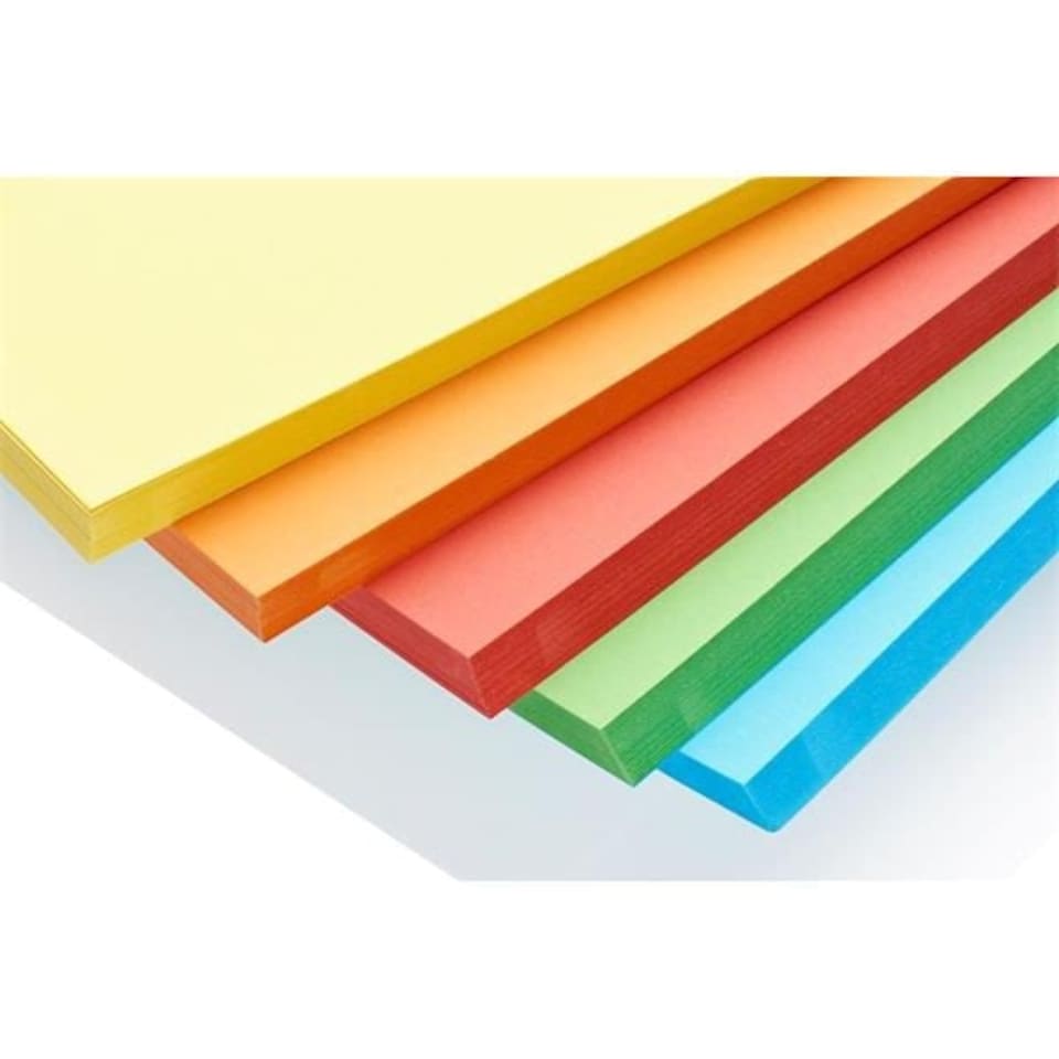 image 1 of Pack of 200 A3 160gsm Rainbow Coloured Card Sheets by Premier Activity