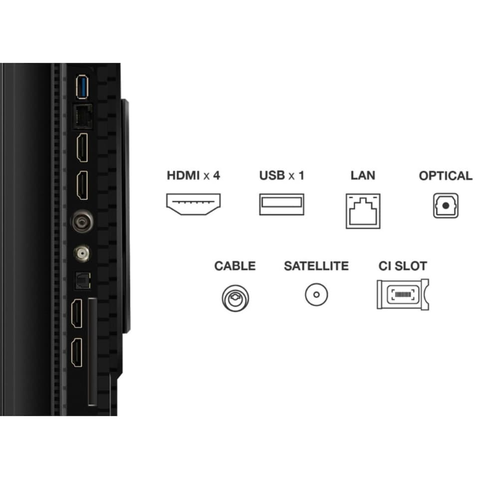 image 1 of TCL 65" Inch T8C 4K QLED Ultra HD HDR Smart TV 65T8C - Free 2 Year Warranty