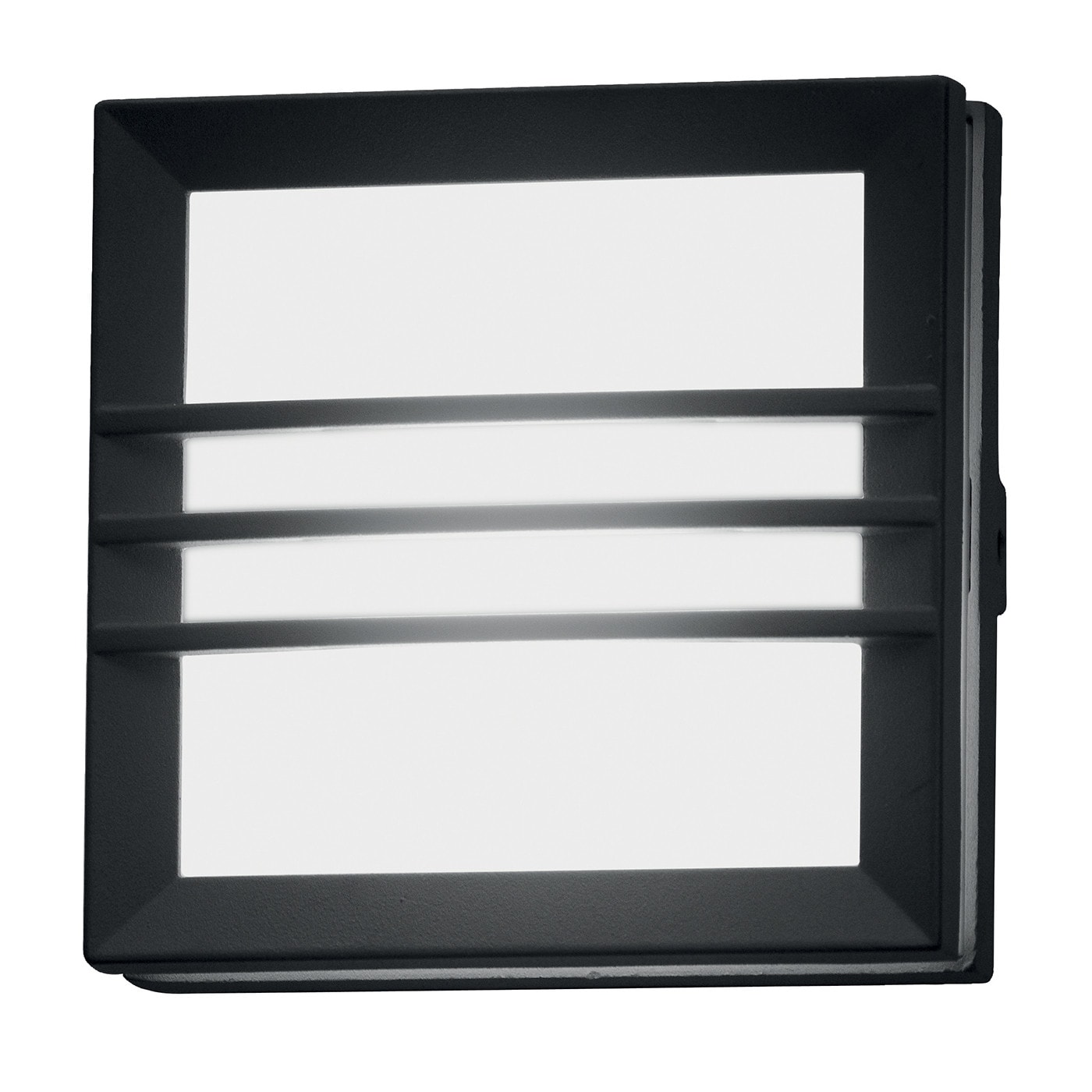 Netlighting Egil 1 Light Indoor Wall Ceiling Lantern Light Graphite IP54 in Grey