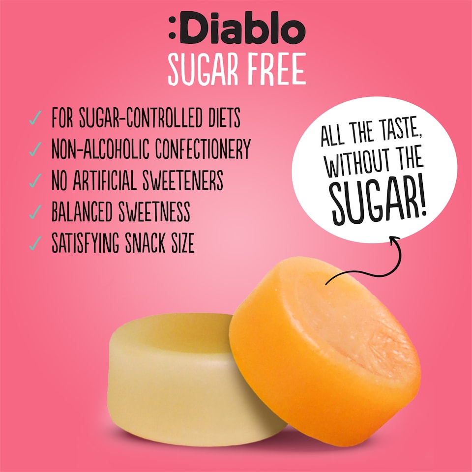 image 1 of Diablo Sugar Free Gummy Drops 75g