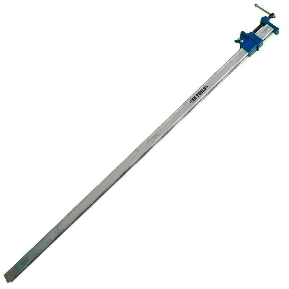 image 1 of 48" 1200mm Aluminium Sash Clamp Grip Bench Work Holder Vice Slide Cramp 4pk