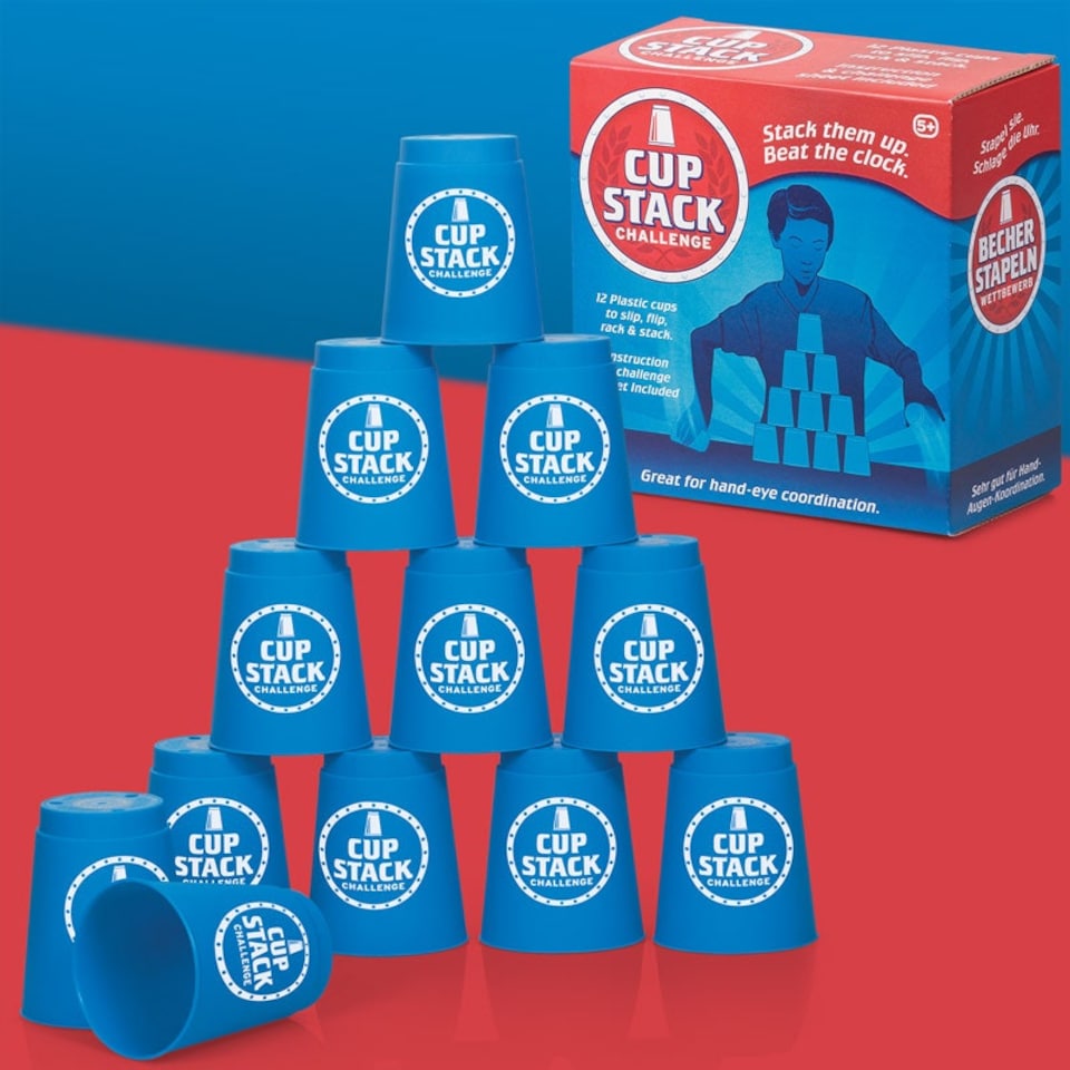 image 1 of Cup Stack Challenge Game