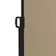 image 8 of Outsunny Side Awning Retractable, Privacy Screen, 400x160cm, Khaki | Cream | 1