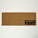 image 1 of Homescapes “Wipe Your Feet” Coir Double Door Mat Runner - 120 x 45 cm