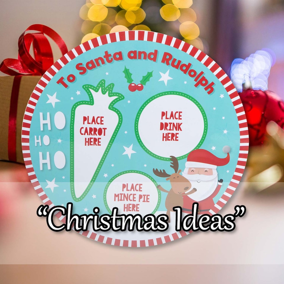 image 1 of vfm-estore Christmas Placement 'Night Before Christmas' Cork - Blue