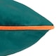 image 3 of Furn Meridian Velvet Polyester Filled Cushion Blue | 45 cm x 45 cm