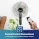 image 8 of GEEPAS 16’’ Pedestal Fan with Remote Control – 60W  Free-Standing, Oscillating (Black)