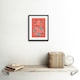 image 2 of What Does not Kill You Funny Orange 9x7" Black Framed Wall Art Print