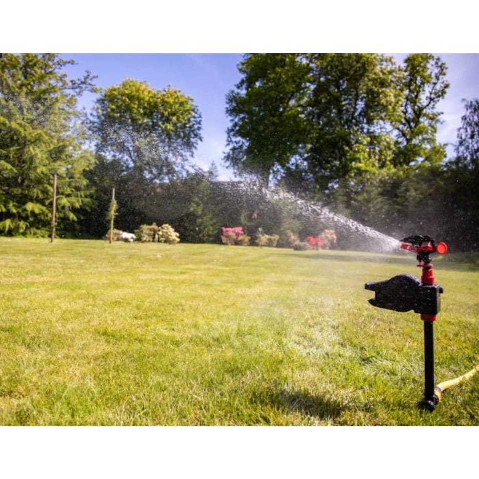 image 1 of PestBye Jet Spray Battery Operated Motion Activated Cat Scarer & Repellent Animal Repeller (Batteries Not Included)