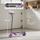 image 5 of AIYAPLAY Electric Scooter for Kids Ages 6-14, with Dual Brakes, Flash Wheel and Colourful Light, Kids Electric Scooter E Scooter | Purple