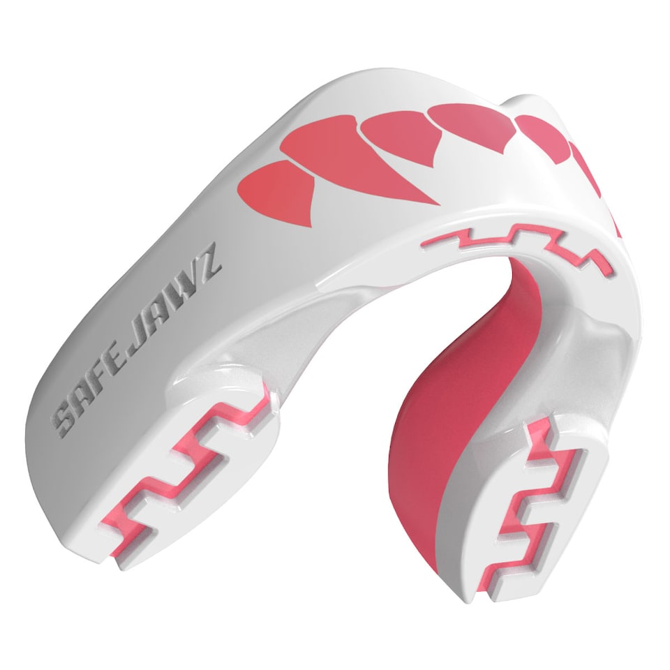 image 1 of SAFEJAWZ Extro Sports Mouth Guard Pink Fangz Adult/Junior
